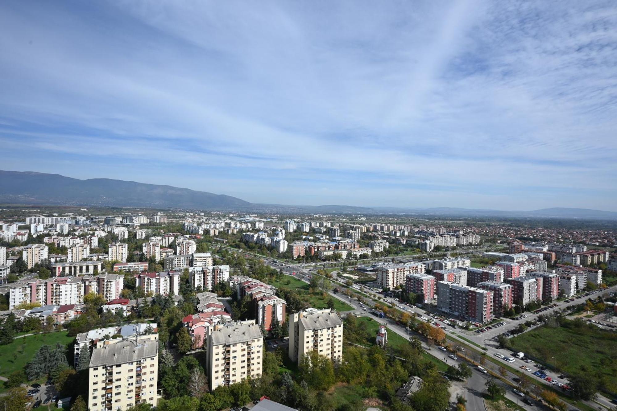 Alfred Sky Smart Apartment 29Th Spa Included Skopje Eksteriør billede